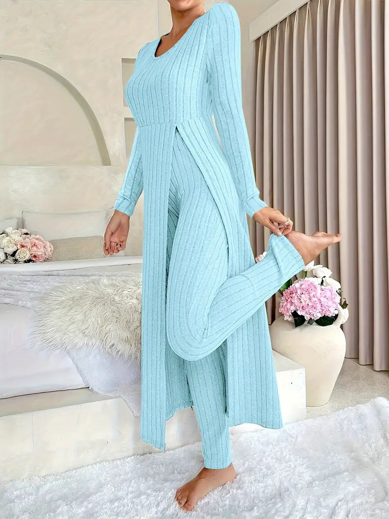 Delfina - Conjunto de Dos Piezas Casual Estiloso