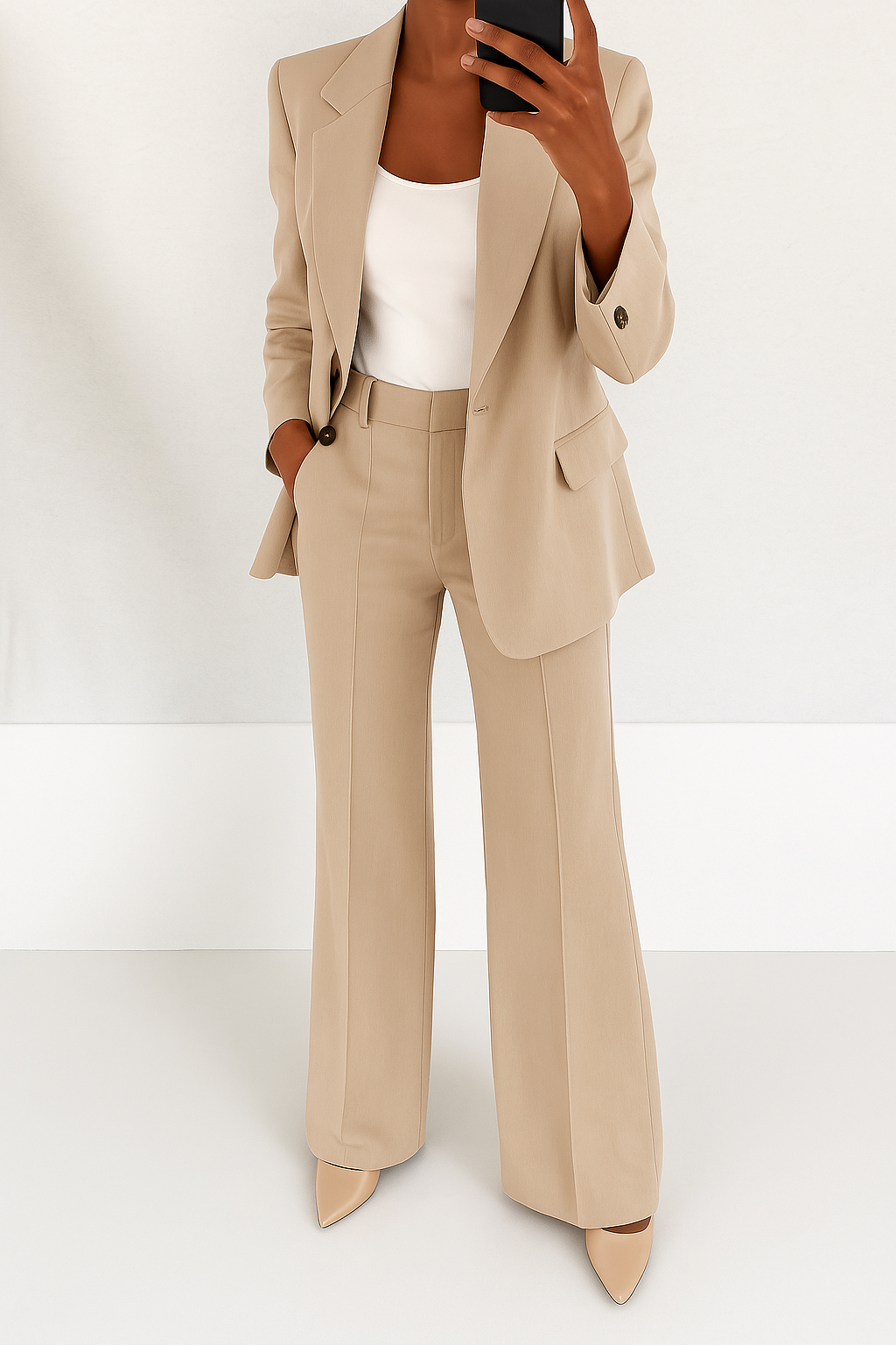 Alaine - Conjunto Casual Elegante de Dos Piezas