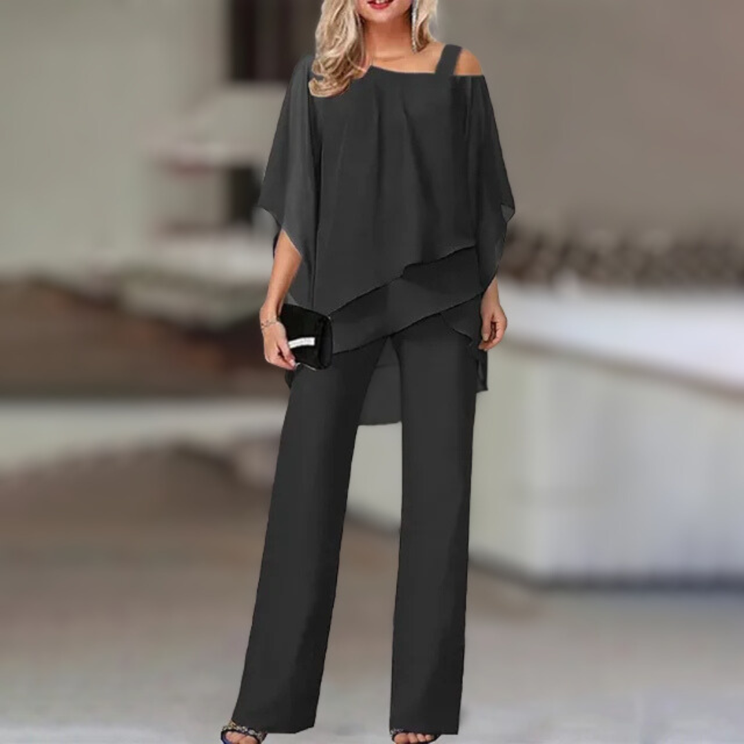 Danette - Conjunto de Dos Piezas Casual Elegante