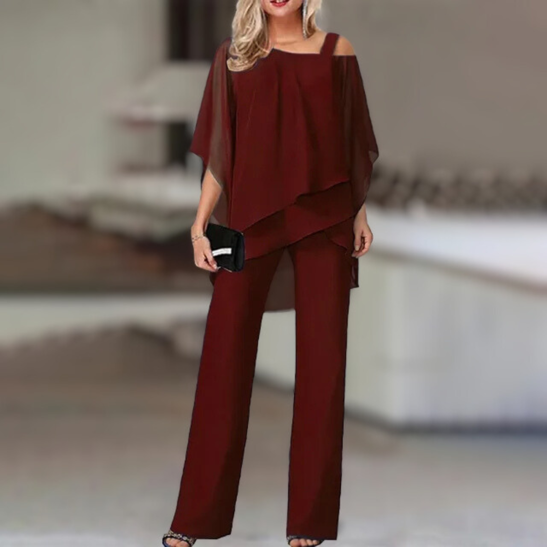 Danette - Conjunto de Dos Piezas Casual Elegante