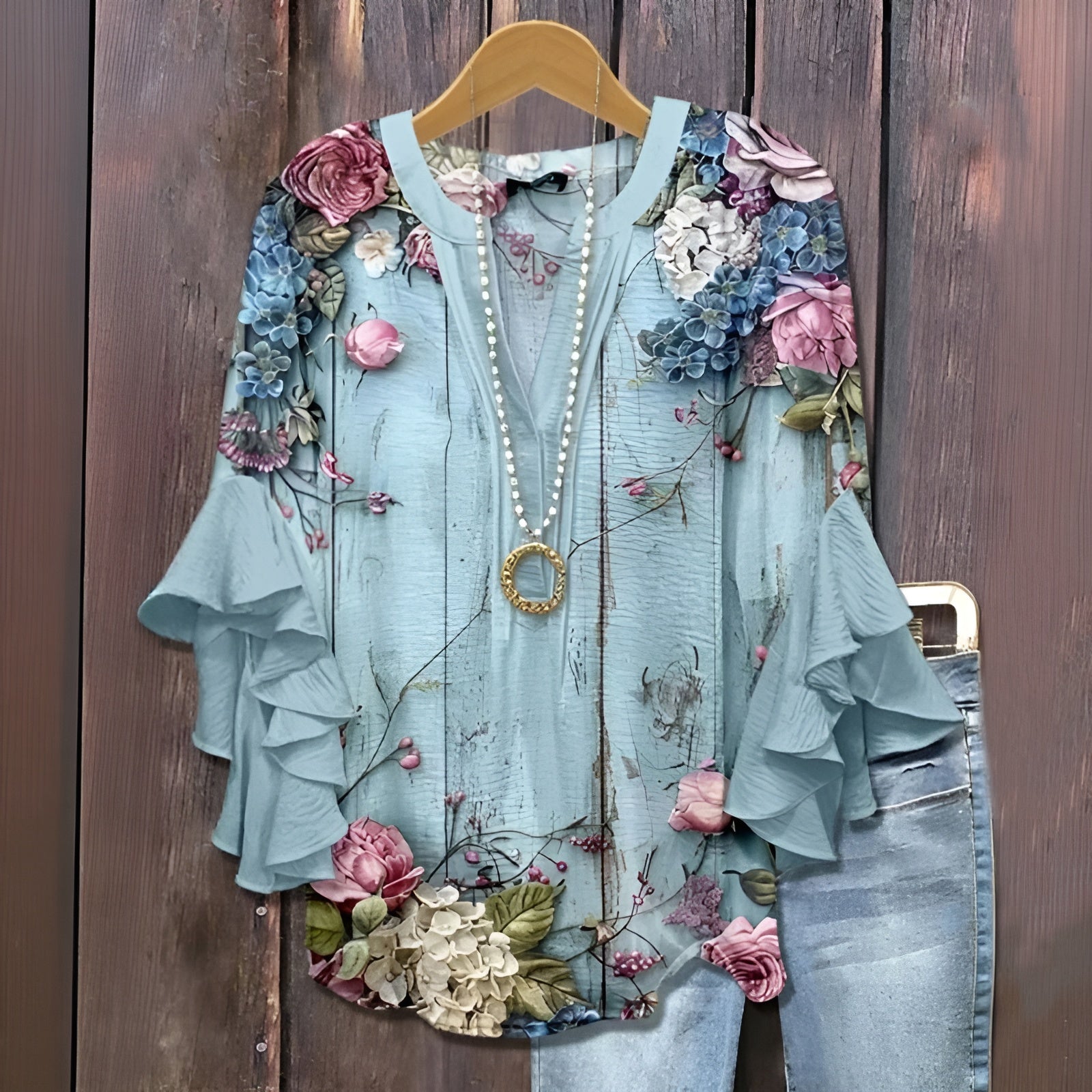 Chantel - Blusa elegante informal