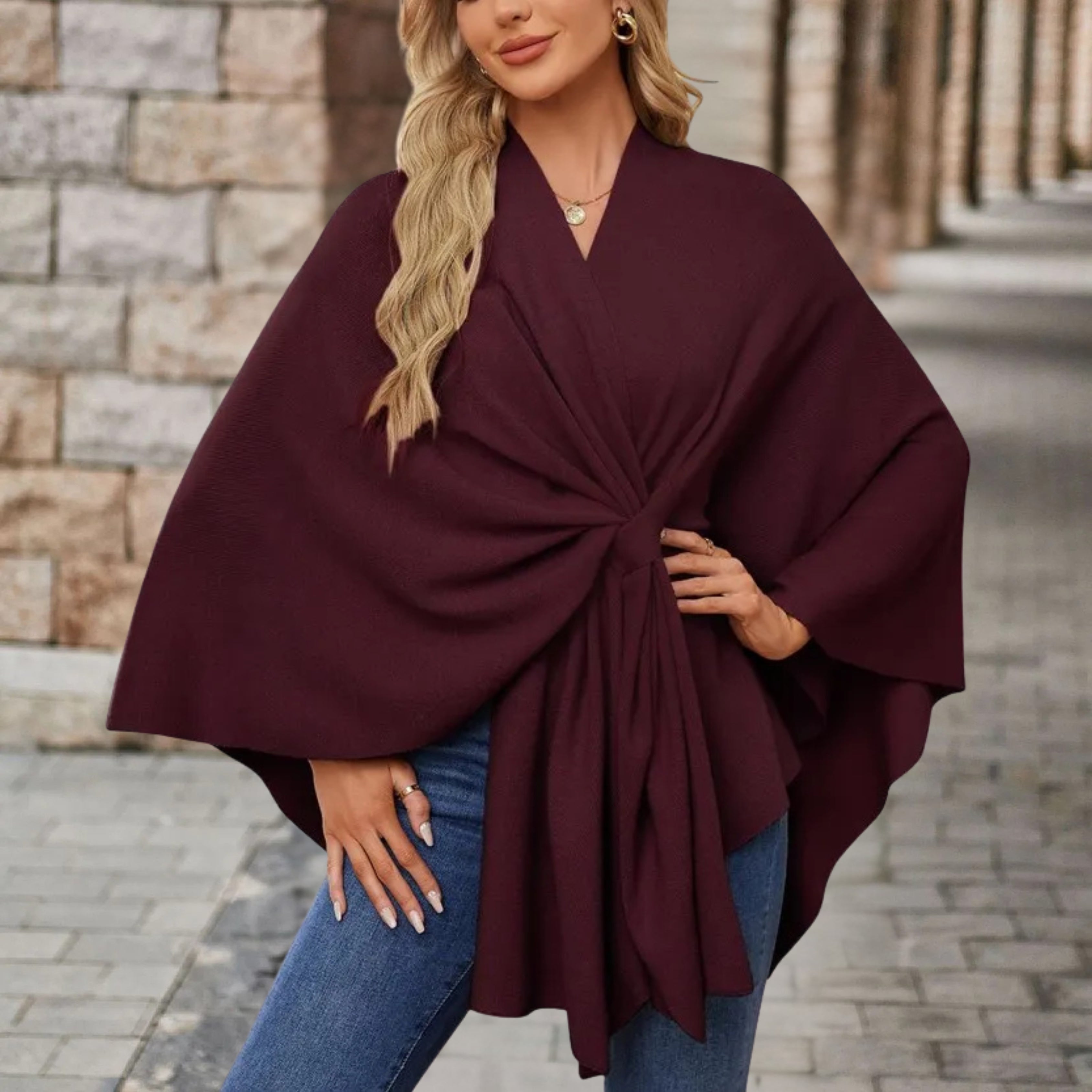 Kallene - Cárdigan Casual Estiloso