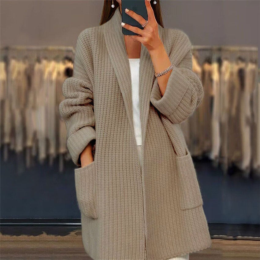 Indira - Abrigo Cárdigan Casual Estiloso