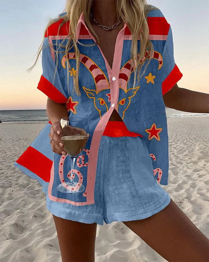 Aislynn - Elegante conjunto informal de dos piezas