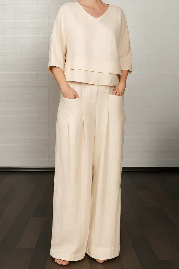 Akira - Conjunto de dos piezas casual elegante