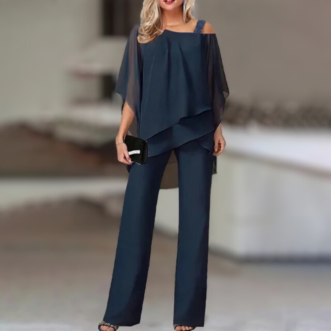 Danette - Conjunto de Dos Piezas Casual Elegante