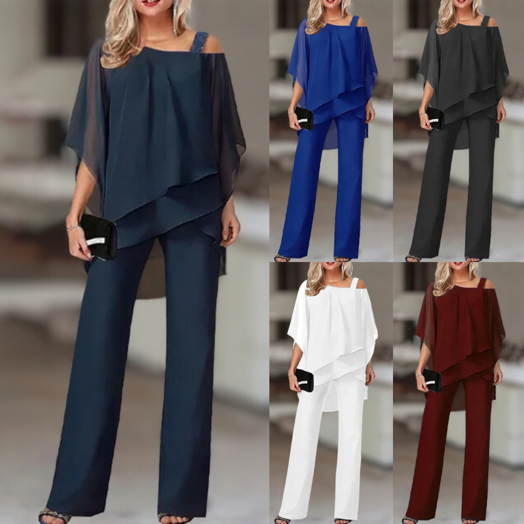 Danette - Conjunto de Dos Piezas Casual Elegante