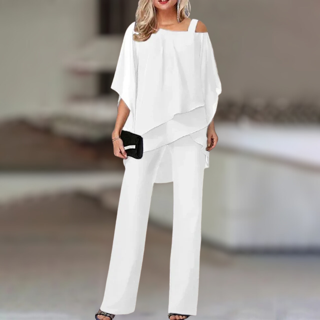 Danette - Conjunto de Dos Piezas Casual Elegante