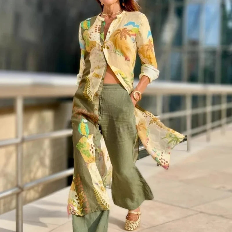 Anita - elegante conjunto informal de dos piezas