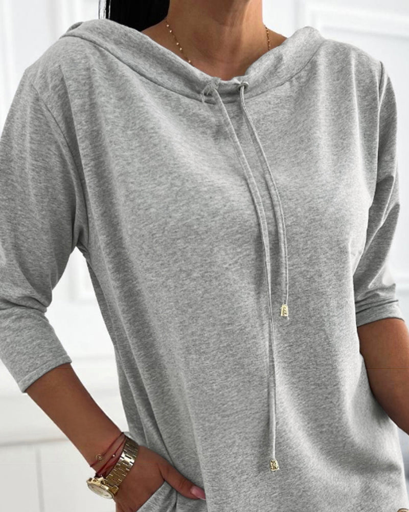 Leolia - Vestido con Capucha Casual Estiloso