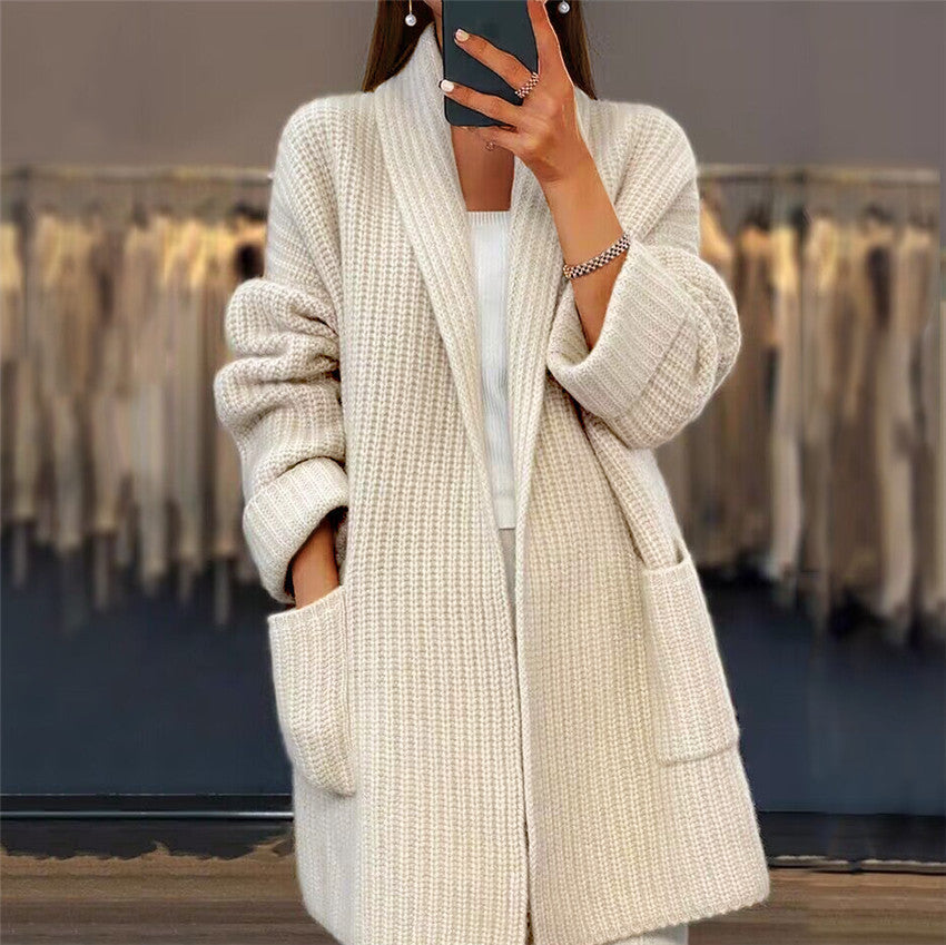 Indira - Abrigo Cárdigan Casual Estiloso