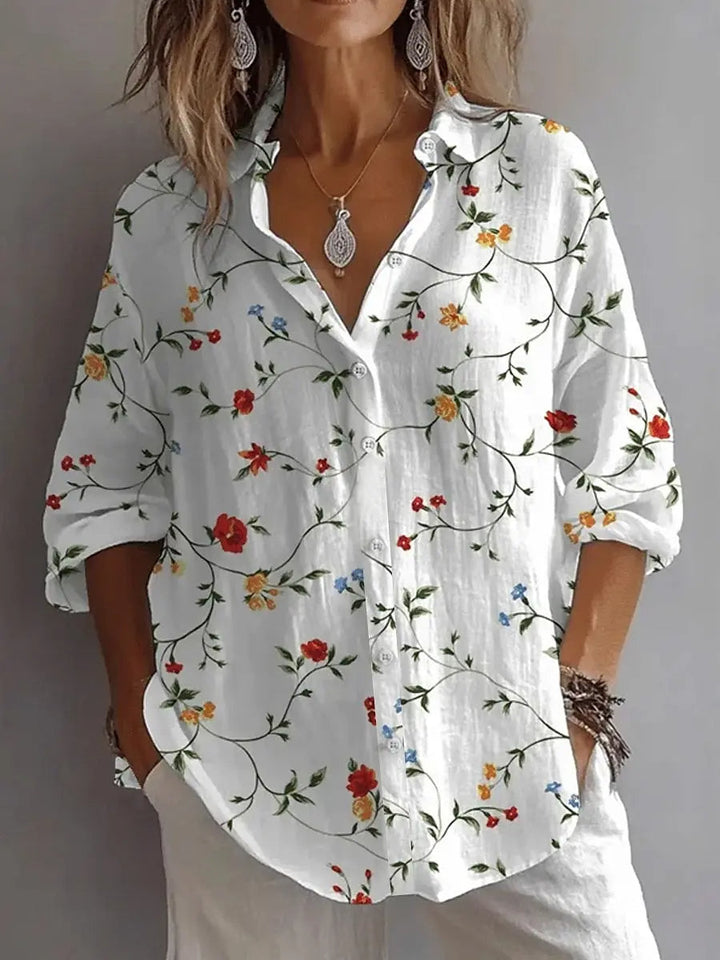 Alexia - Blusa floral elegante y casual