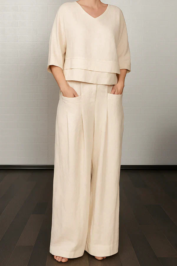 Milana - Conjunto de Dos Piezas Casual Elegante