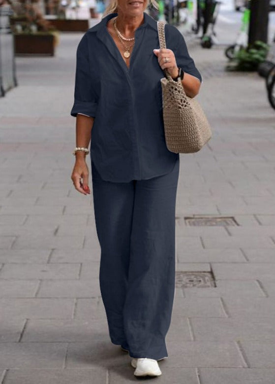 Dione - Conjunto de Dos Piezas Casual Elegante