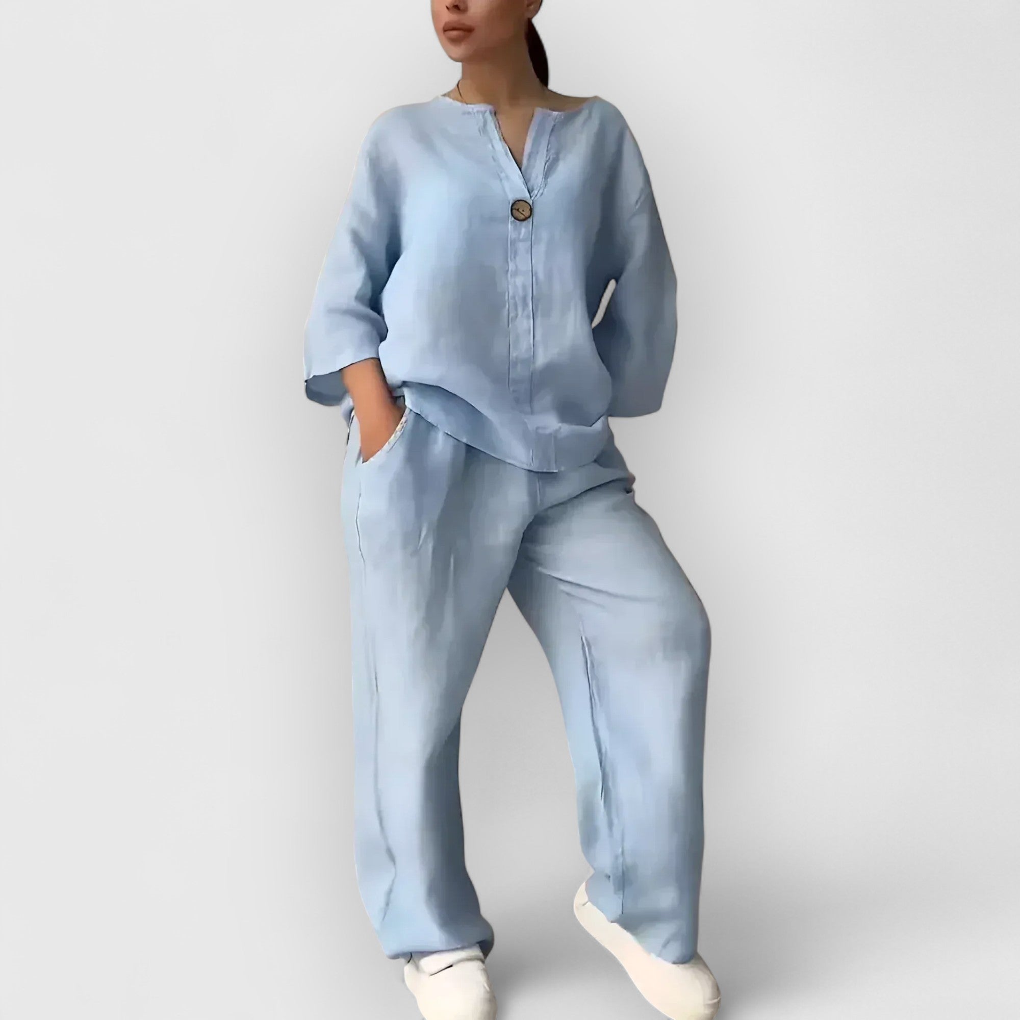 Leona - Conjunto de dos piezas casual elegante