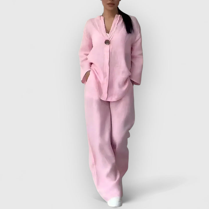 Leona - Conjunto de dos piezas casual elegante